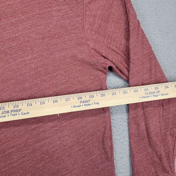 Fossil Shirt Mens Extra Large Red Crew Neck Preppy Basic Minimal Tee - Picture 7 of 10